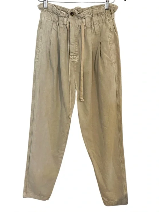 Free People Margate Pleated Trouser Pants- Size Small - Picture 6 of 15